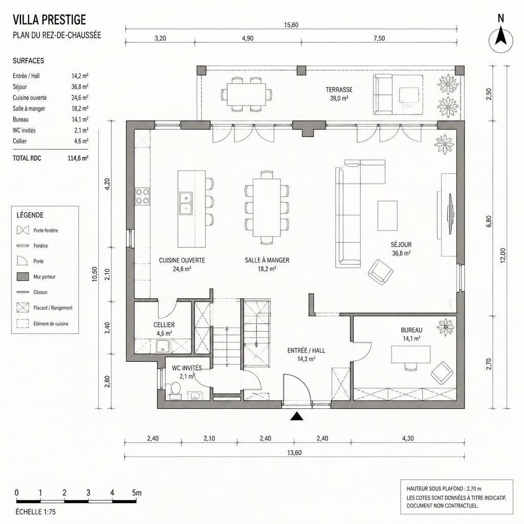 Plan — Rez-de-chaussée